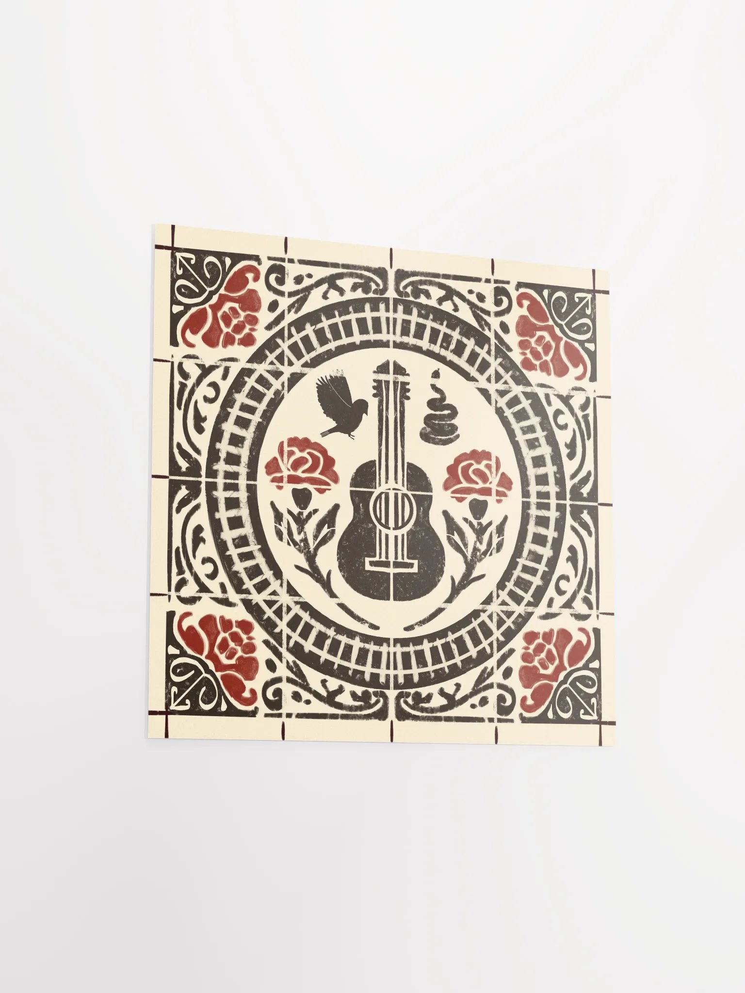 Hadestown Spanish Tile Poster – Enhanced Matte Broadway Folk Mythology Print product image (12)
