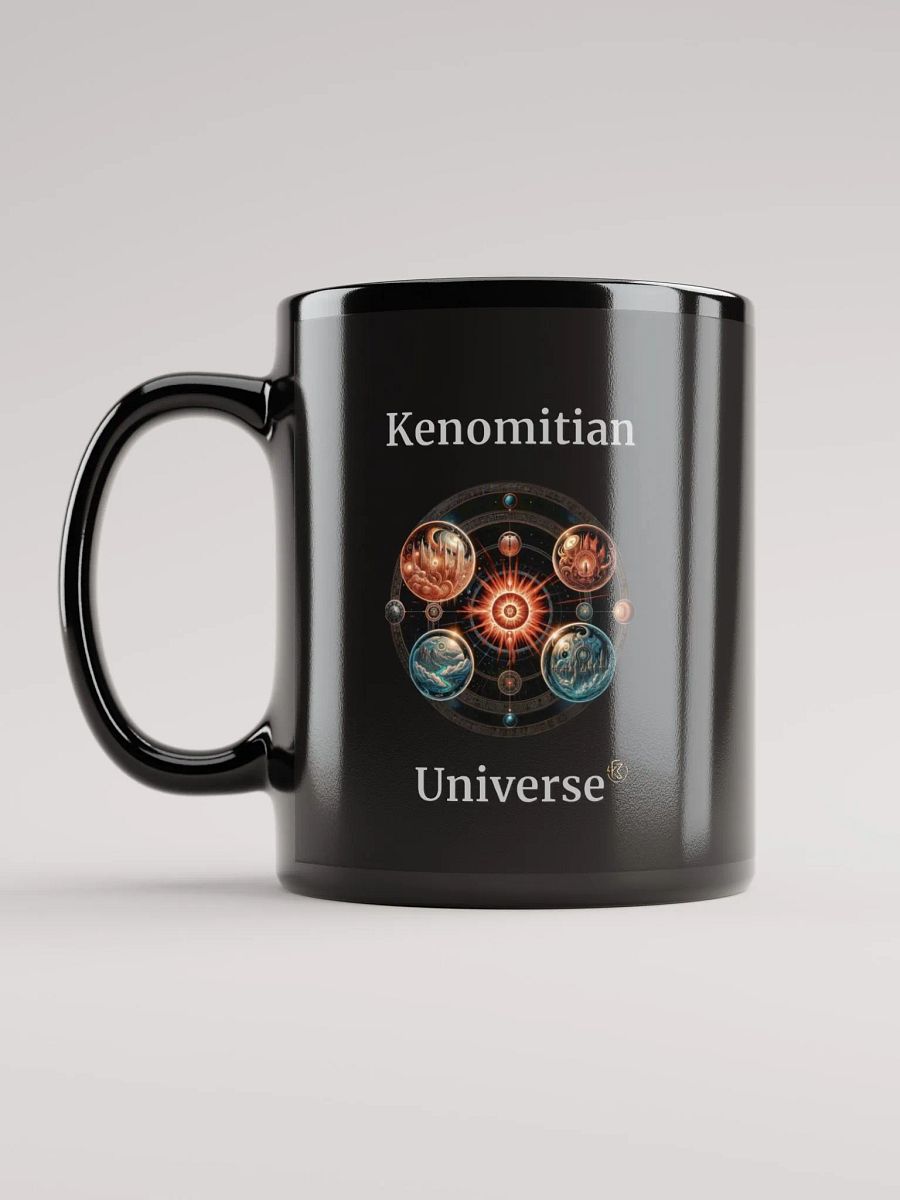 Kenomitian Universe | Black Glossy Mug product image (2)