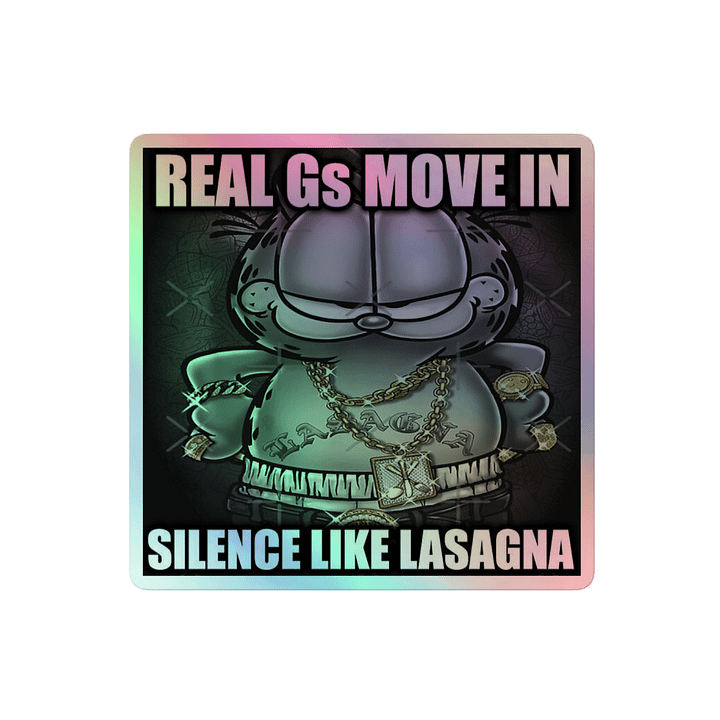 Real Gs Move In Silence Holographic Sticker product image (2)