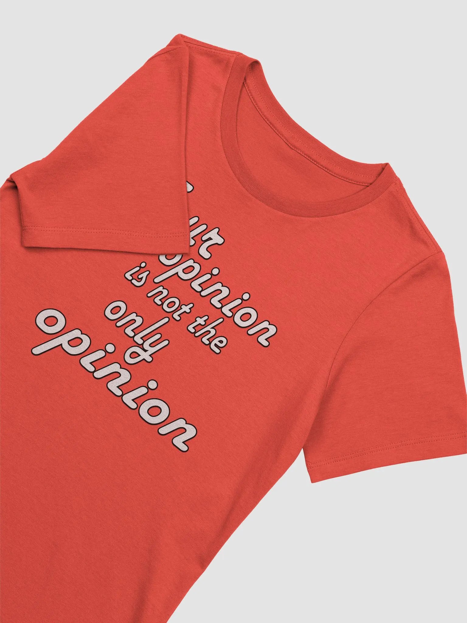 Your Opinion... Bella+Canvas Women's Supersoft Relaxed-fit T-Shirt product image (2)