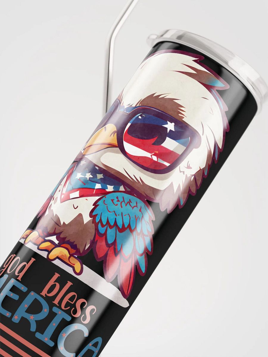 Patriotic Eagle Stainless Steel Tumbler product image (5)