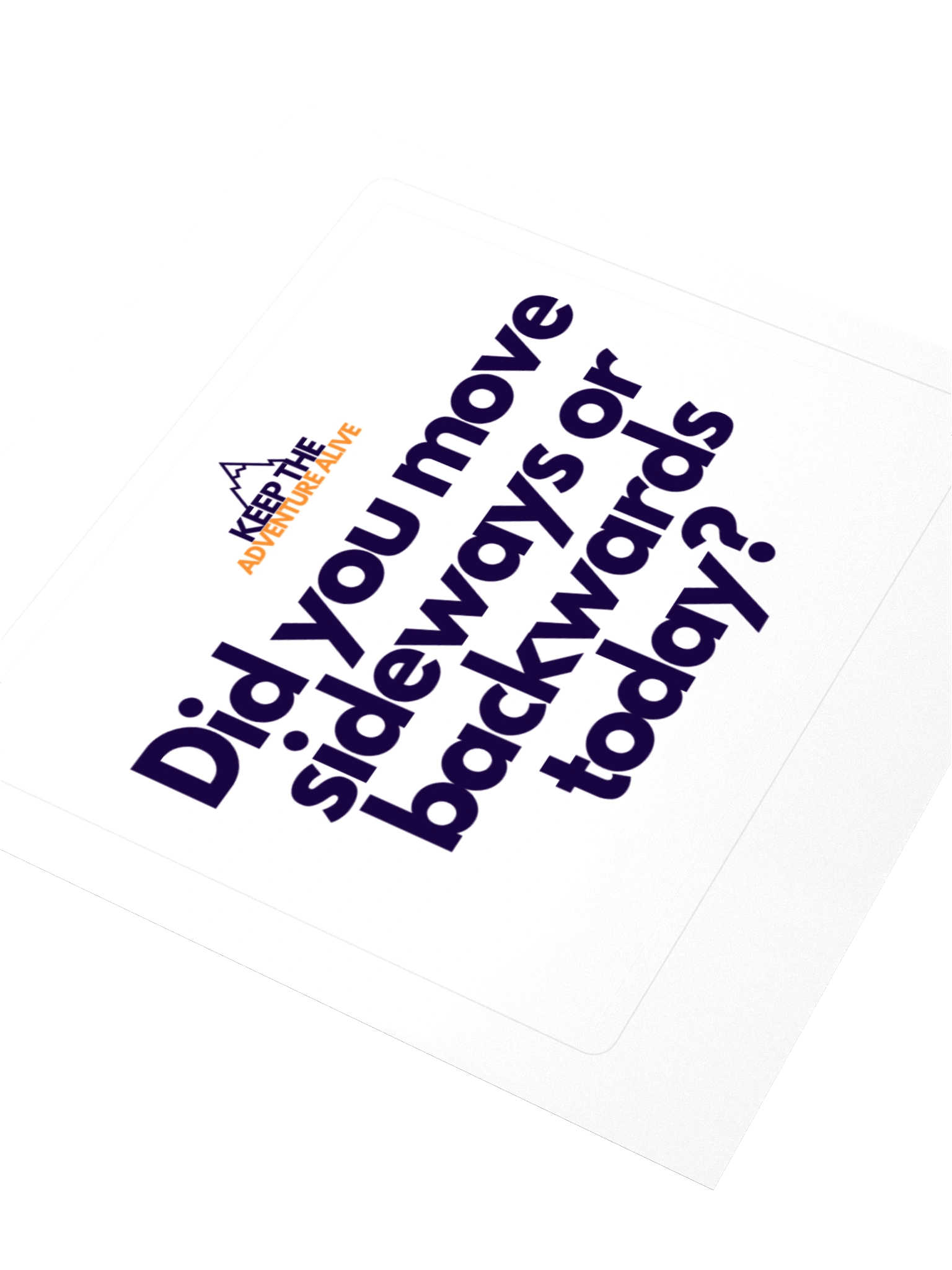 Sideways or Backwards Sticker product image (3)