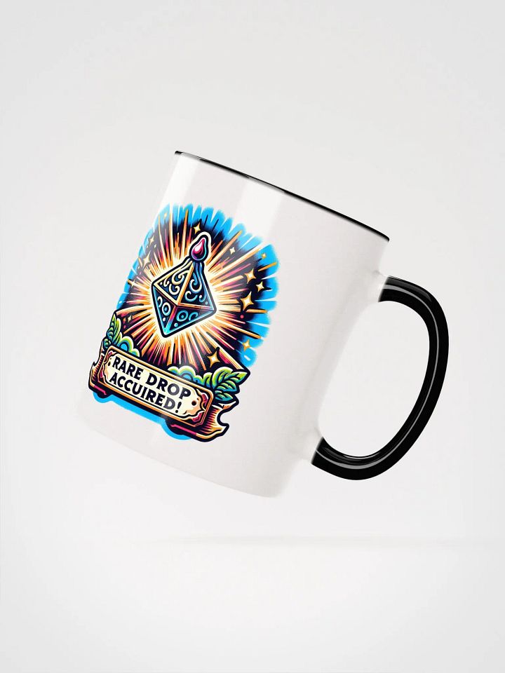 "Rare Drop Acquired" Mug - Perfect Gamer’s Coffee Cup with Unique Loot Phrases product image (4)