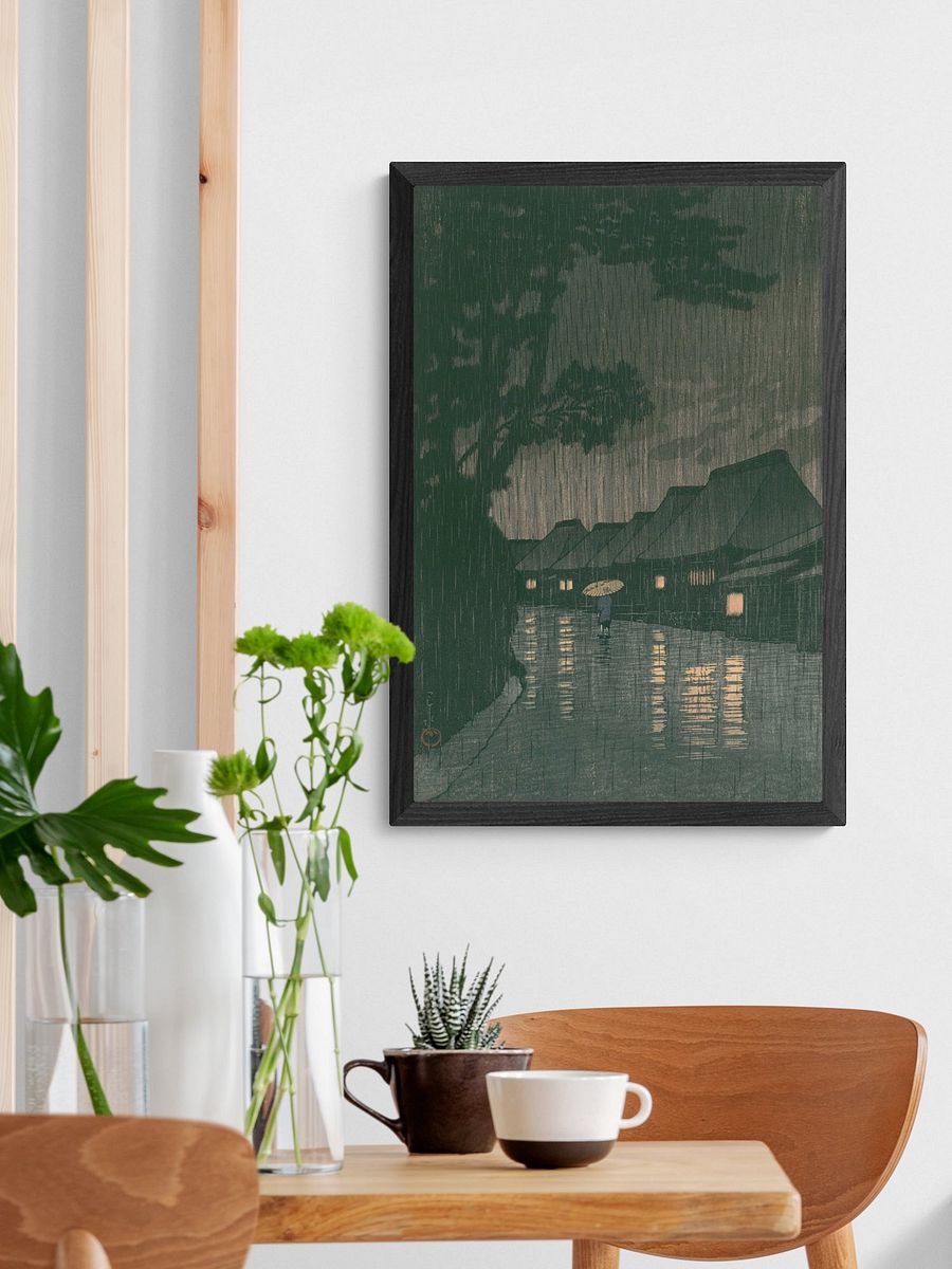 Rainy Night at Maekawa - Kawase Hasui product image (2)