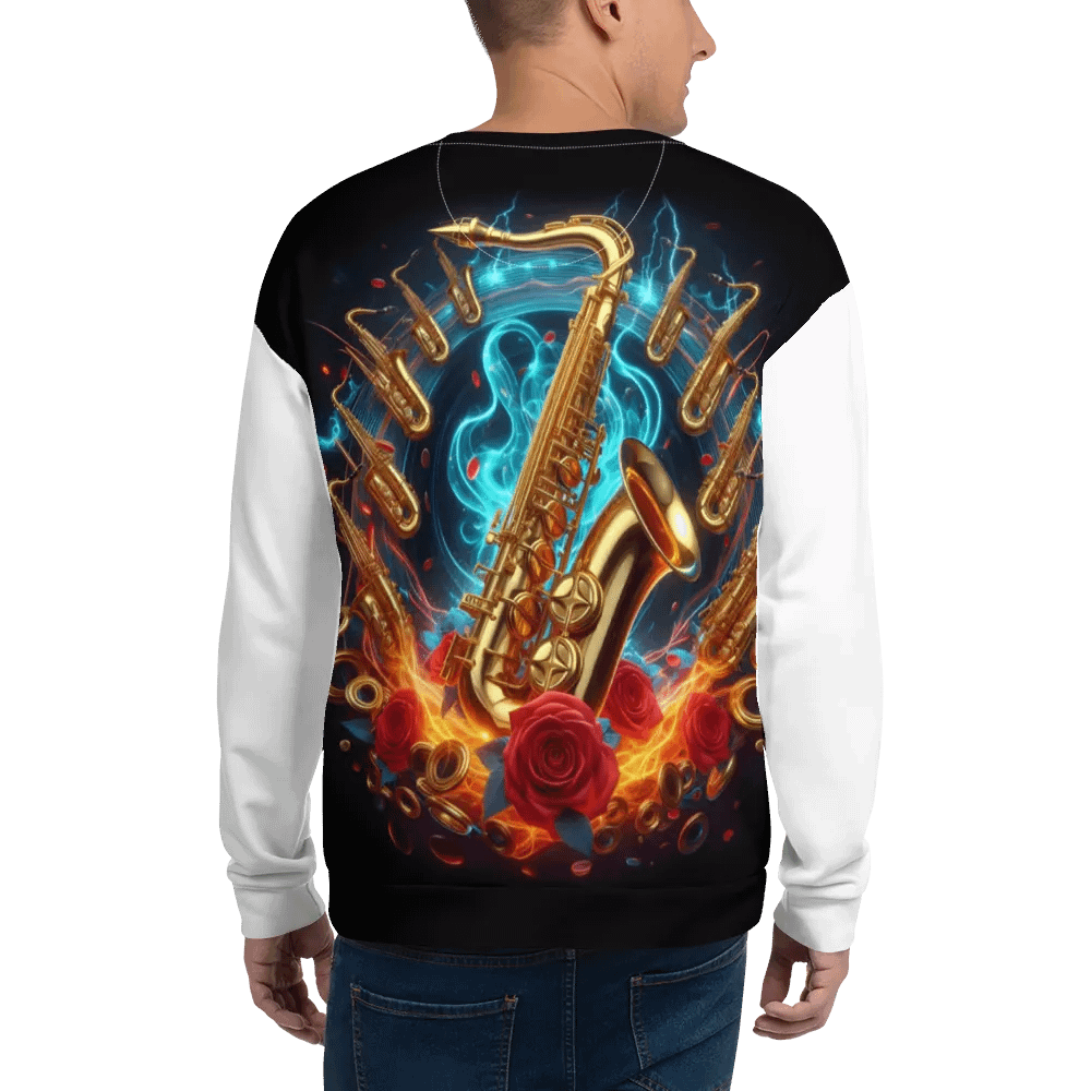 Golden Saxophone Serenade - Unisex Sweatshirt #28 product image (4)