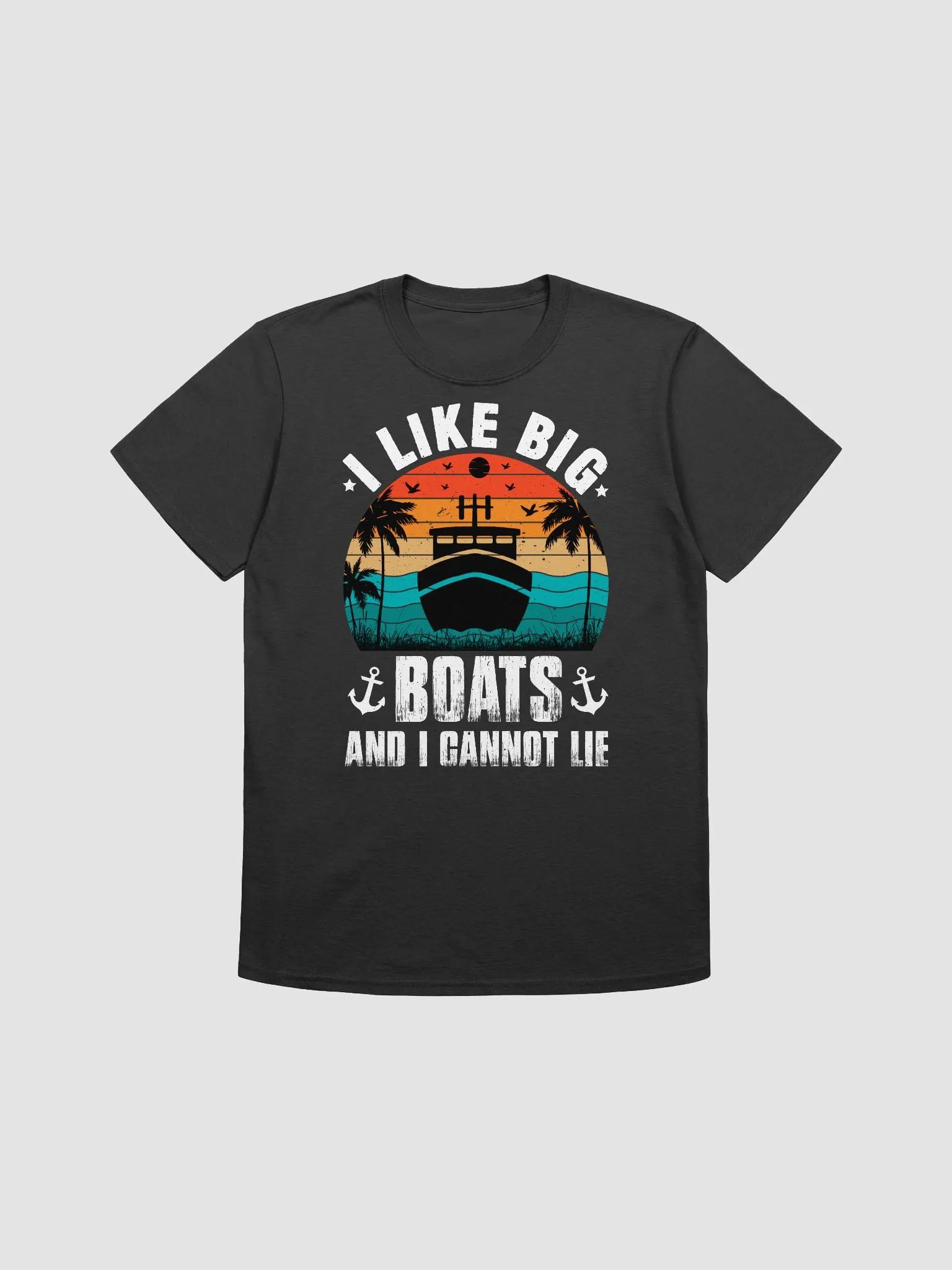 I Like Big Boats Gildan 64000 Unisex Tshirt product image (3)
