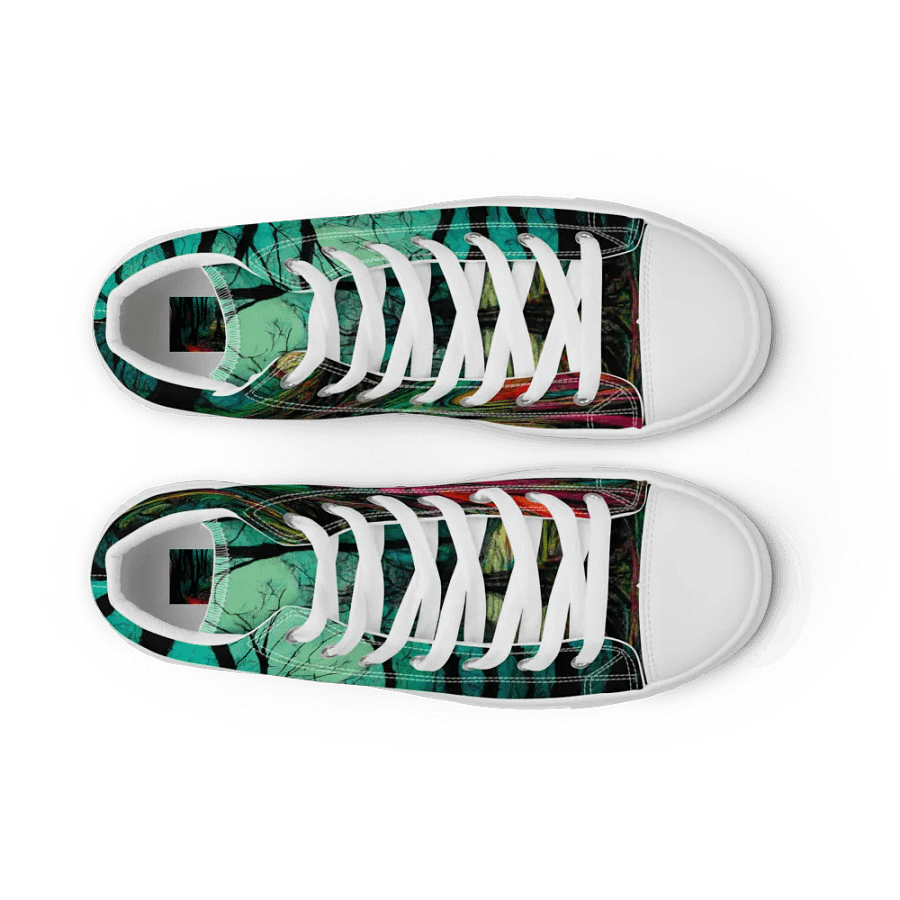Enchanted Forest High Top Canvas Shoes product image (9)