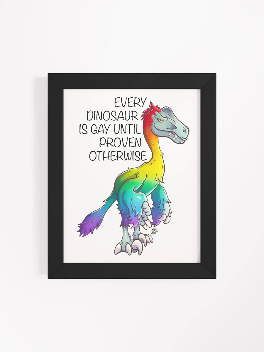 Rainbow Raptor Print product image (28)