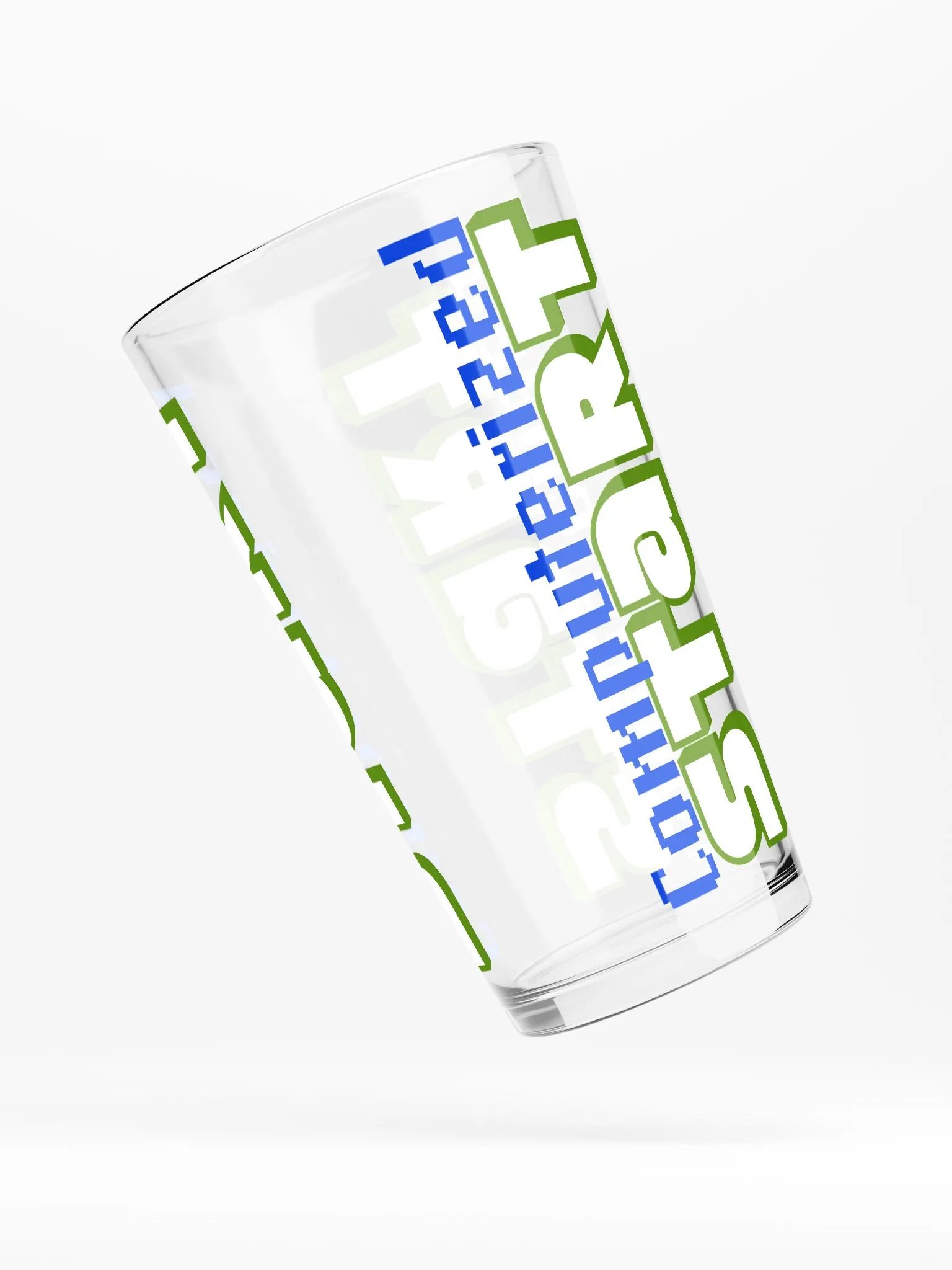 Computerized Start™ Vertical Logos Shaker Pint Glass product image (4)