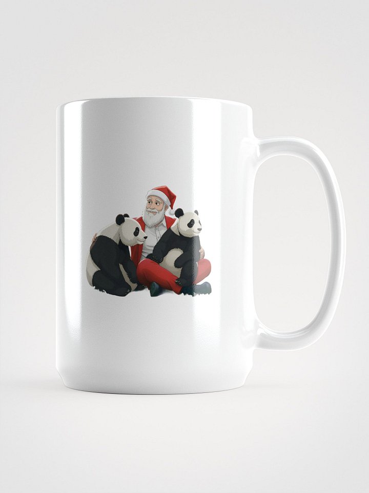 Pandas and Santa mug product image (2)