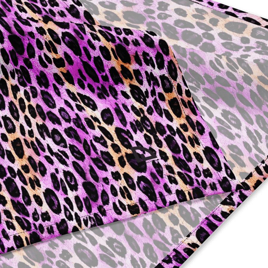 Purple Beige Leopard Bandana product image (4)