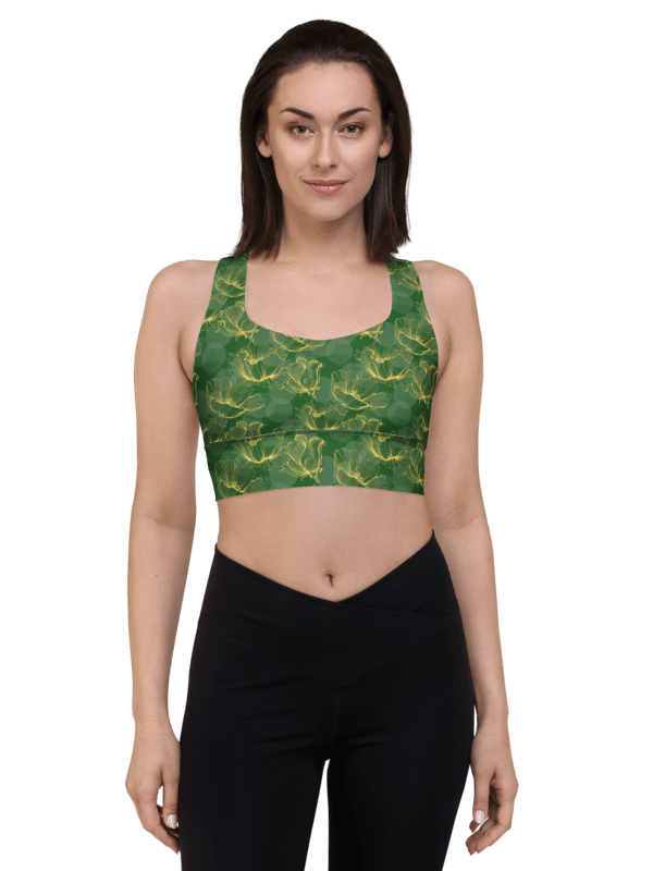 Golden Grove | Recycled Longline Sports Bra product image (1)