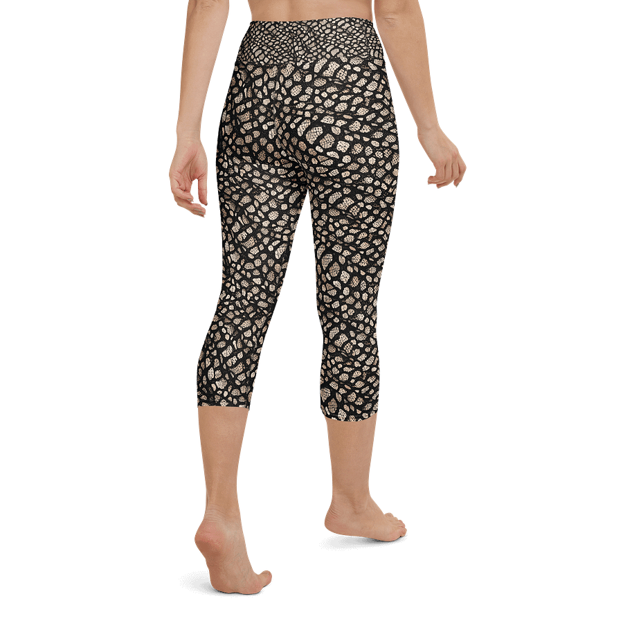 Brown Skin Snake Capri Leggings product image (3)