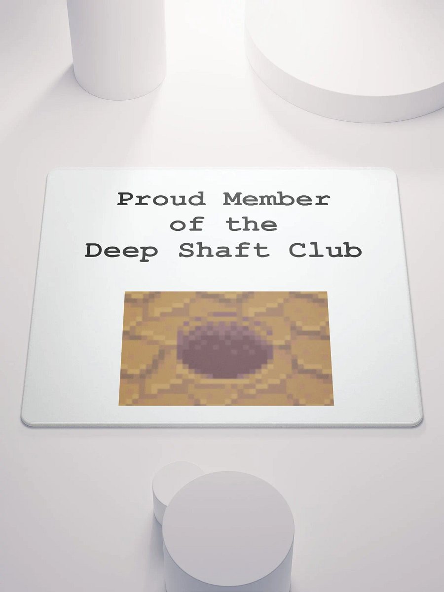 Deep Shaft MousePad - White product image (1)