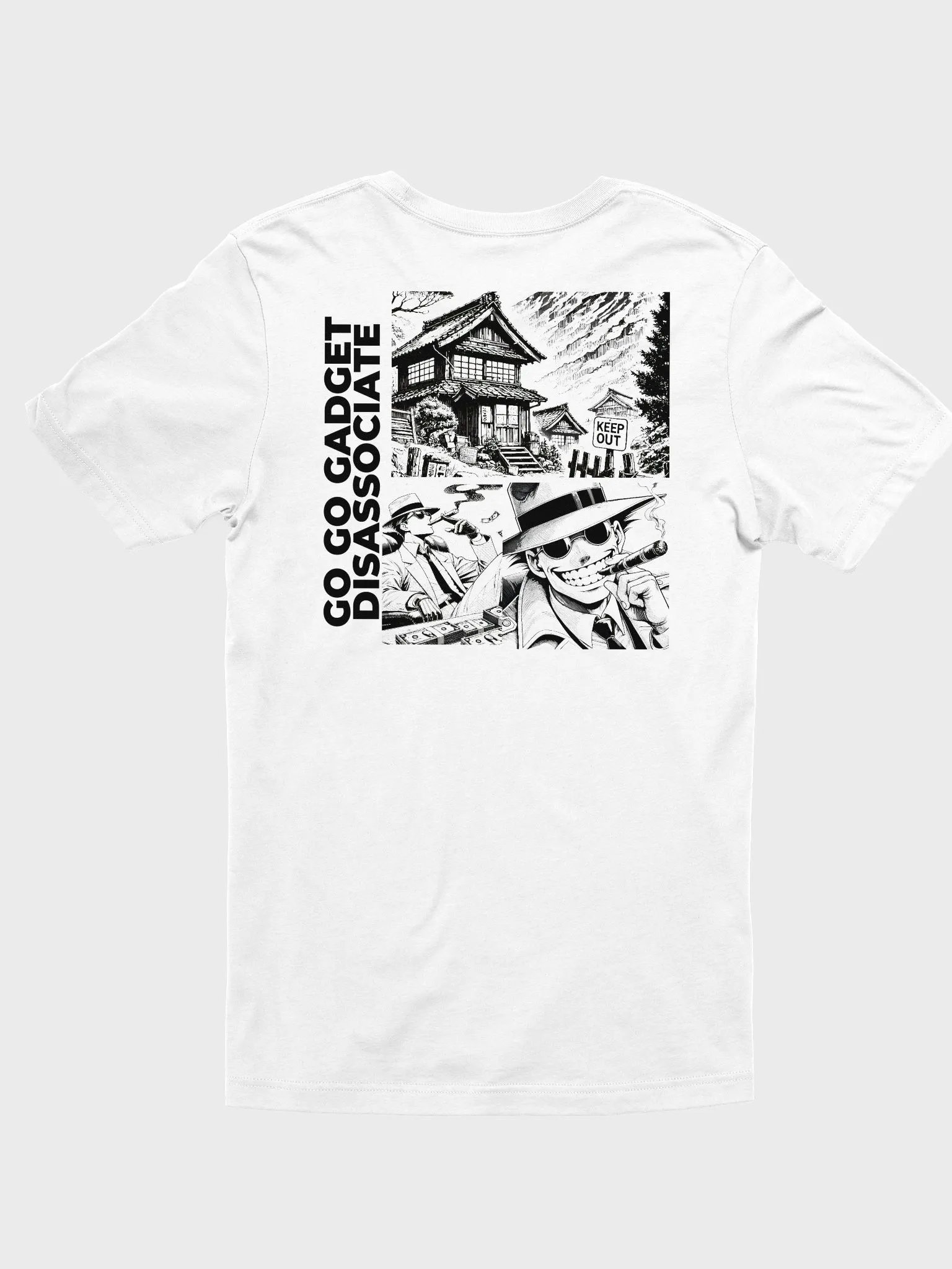 Gadget Disassociate White T-Shirt product image (3)