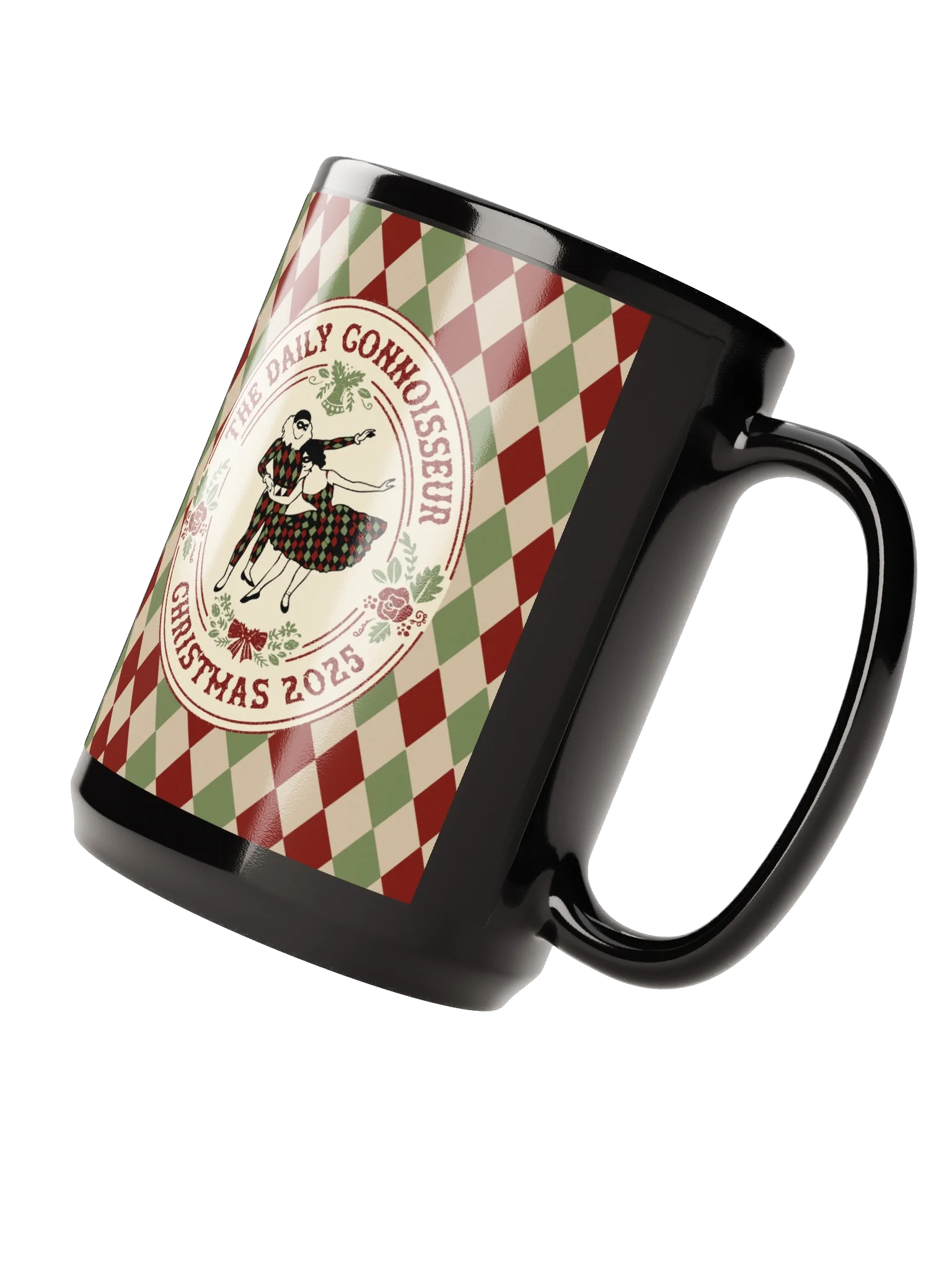 Harlequin Christmas Pattern Mug - 15 oz. product image (2)