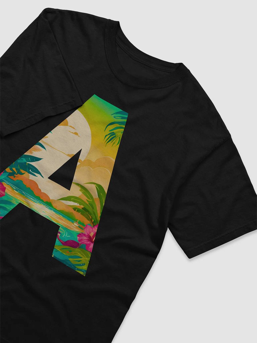 Tropical Sunset Paradise T-Shirt (Letter-A) product image (5)