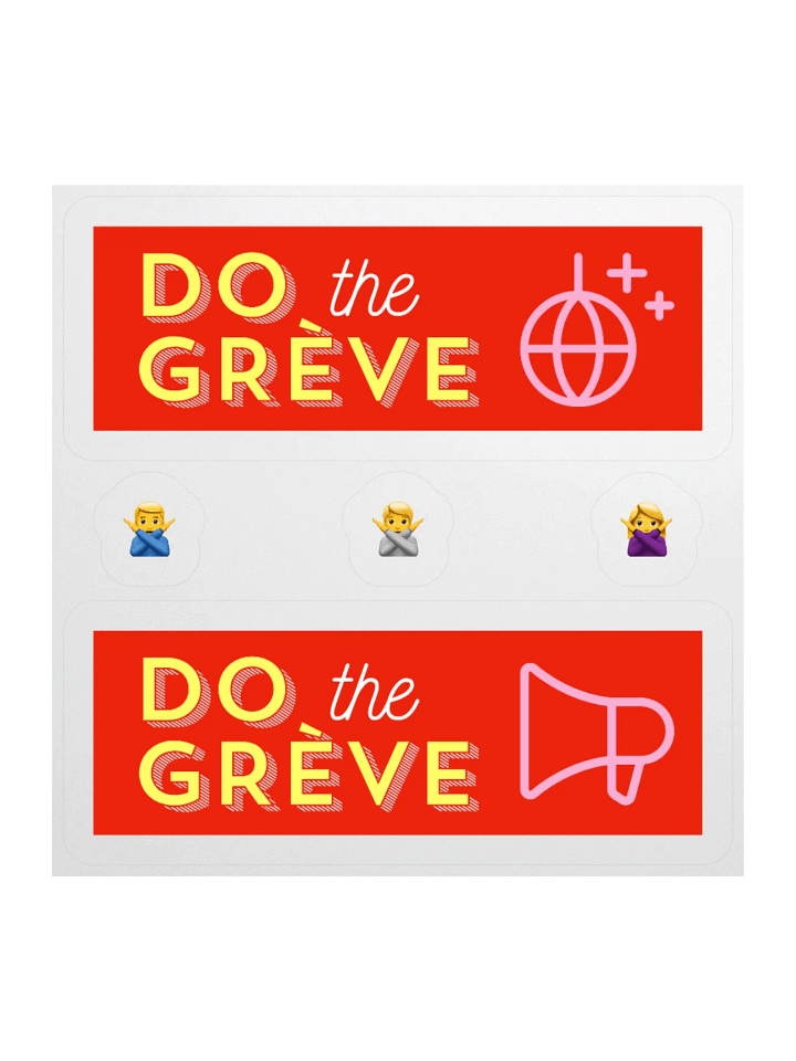 Do the grève • S.T.R.I.K.E. Emoji Edition Stickers Set product image (1)