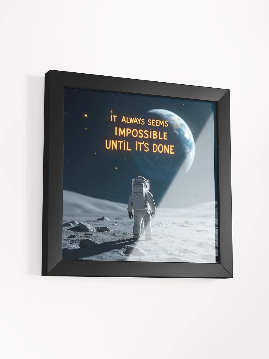 Cosmic Inspiration: Framed Astronaut Poster product image (34)