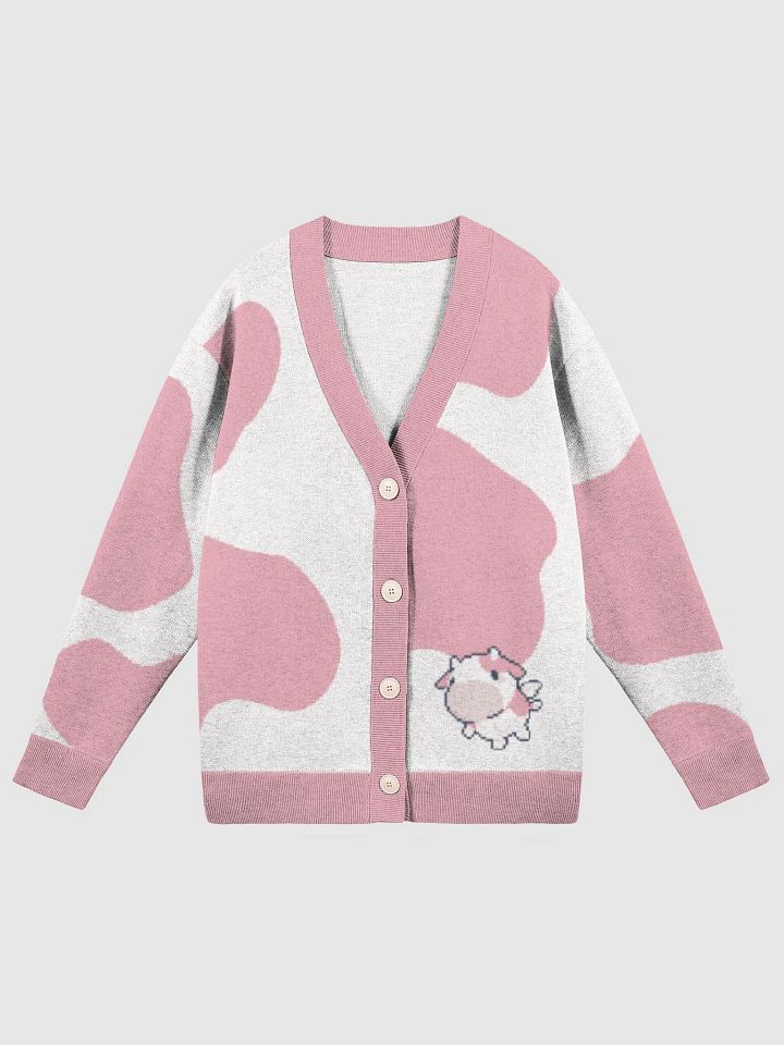 Pink MooPatch Knit Cardigan product image (1)
