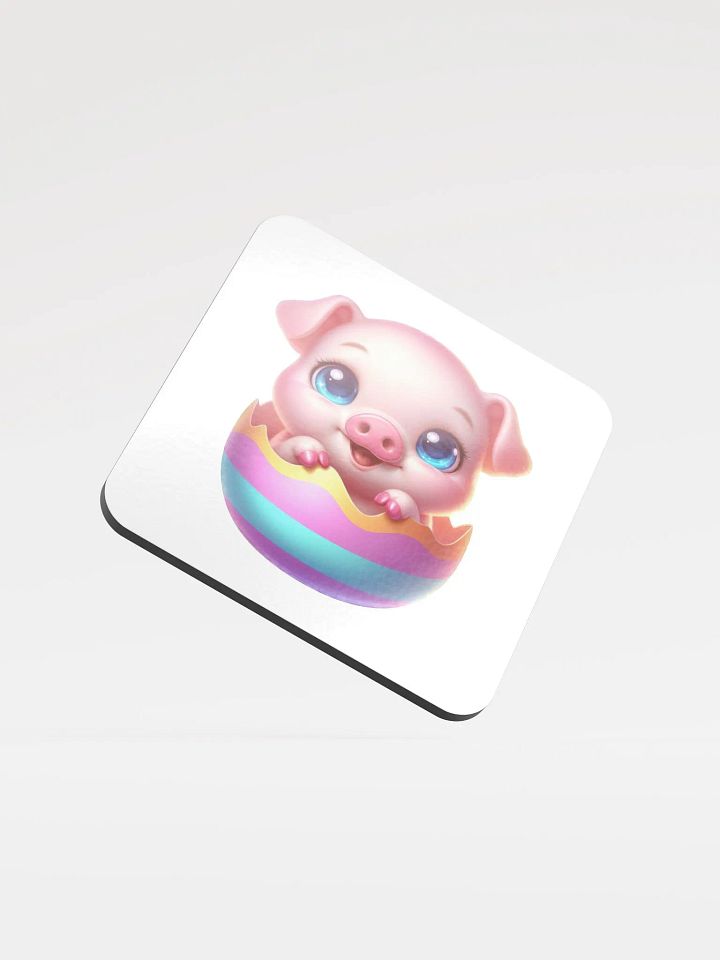 Pig Easter Egg - Coaster product image (1)