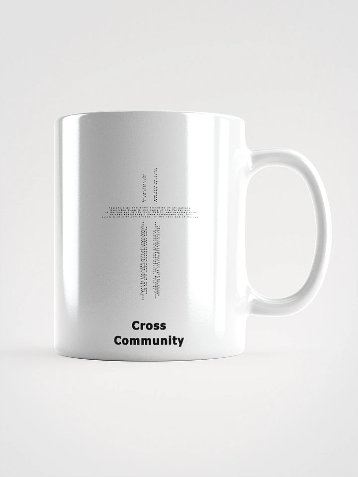 CC Mug Black Cross White Mug product image (1)