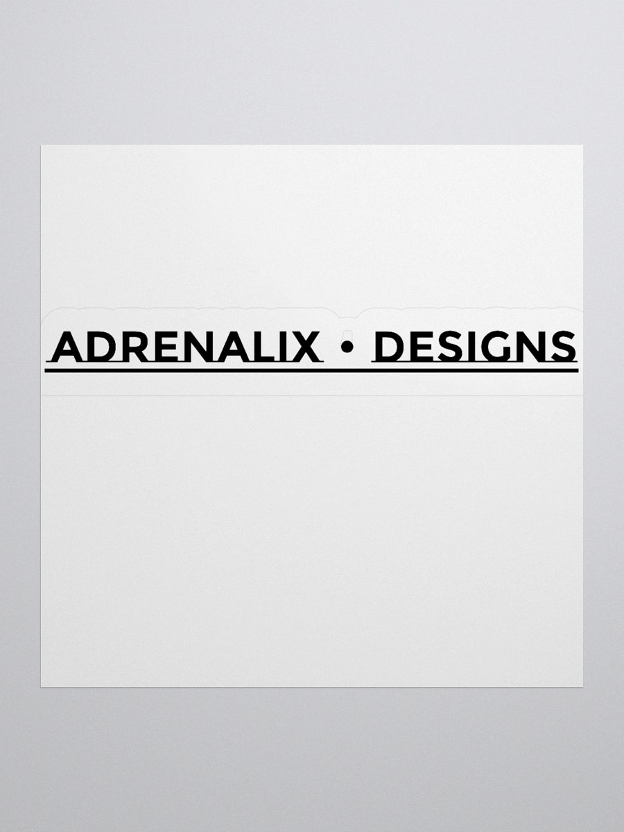 Adrenalix Designs name only stickers product image (1)