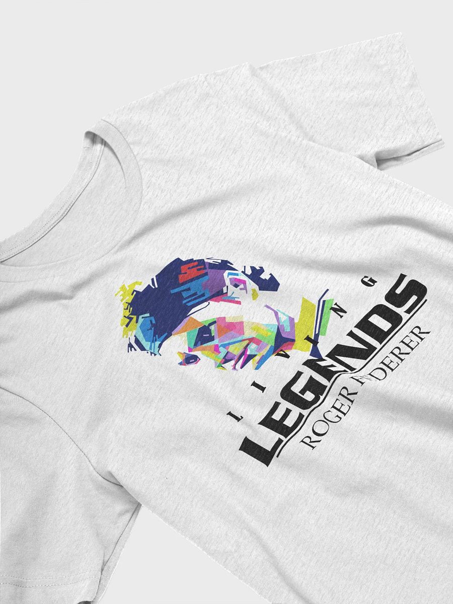 Living Legend Roger Federrer Geometric Portrait T-Shirt product image (21)