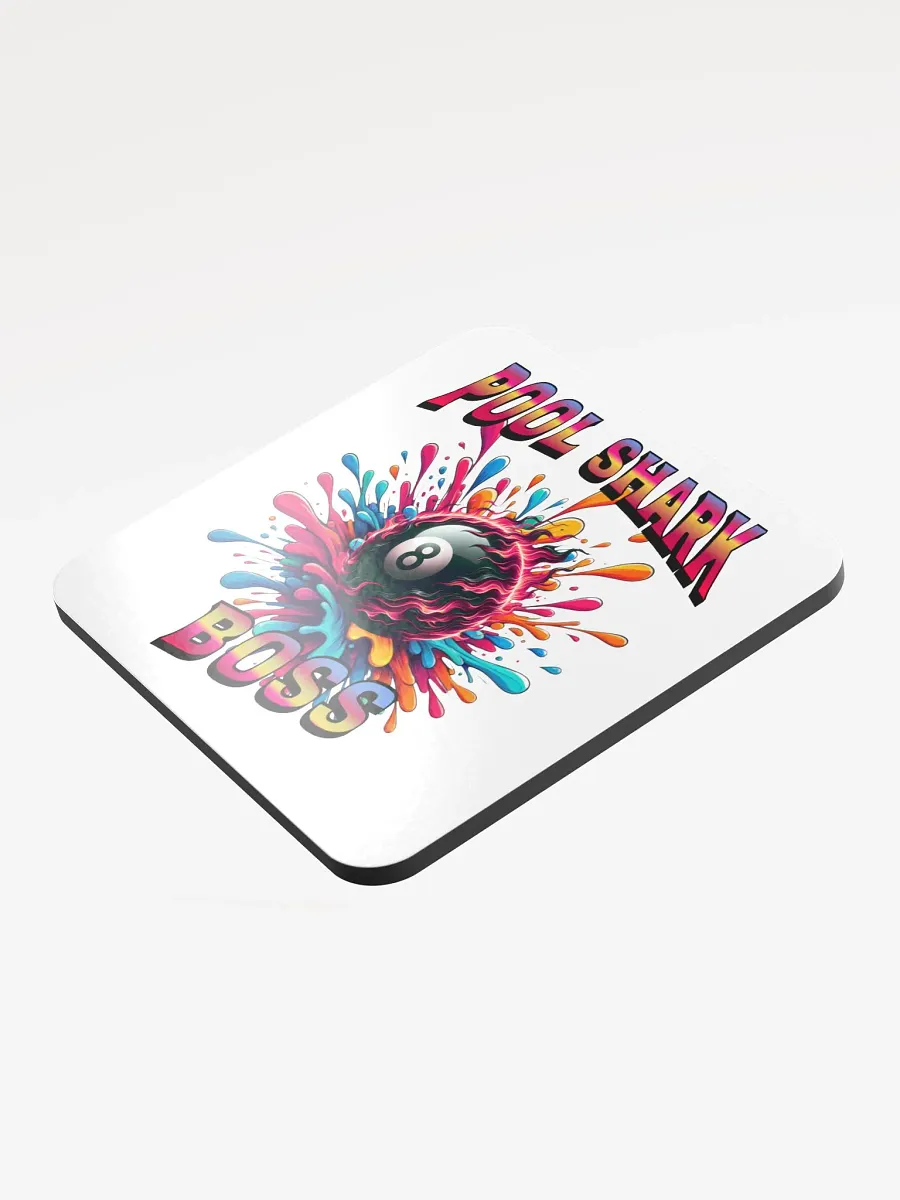 Pool Shark Boss Splashy Eight-Ball Cork Coaster product image (3)