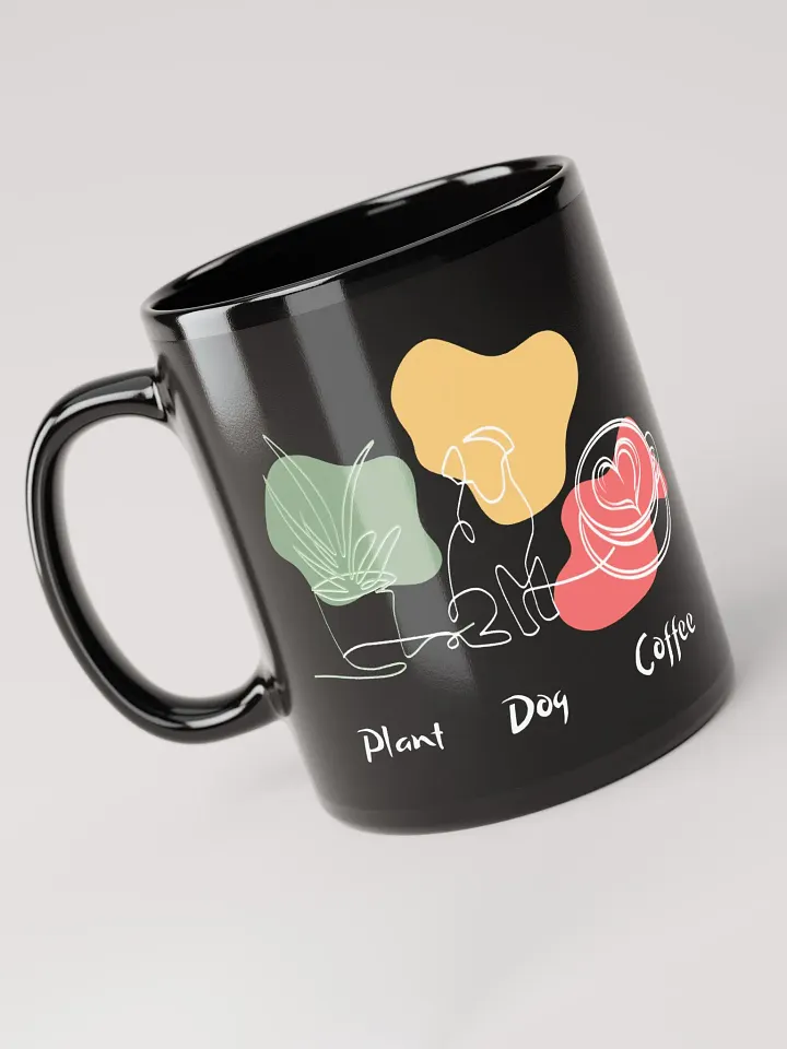 Abstract Plant Dog Coffee Mug product image (2)