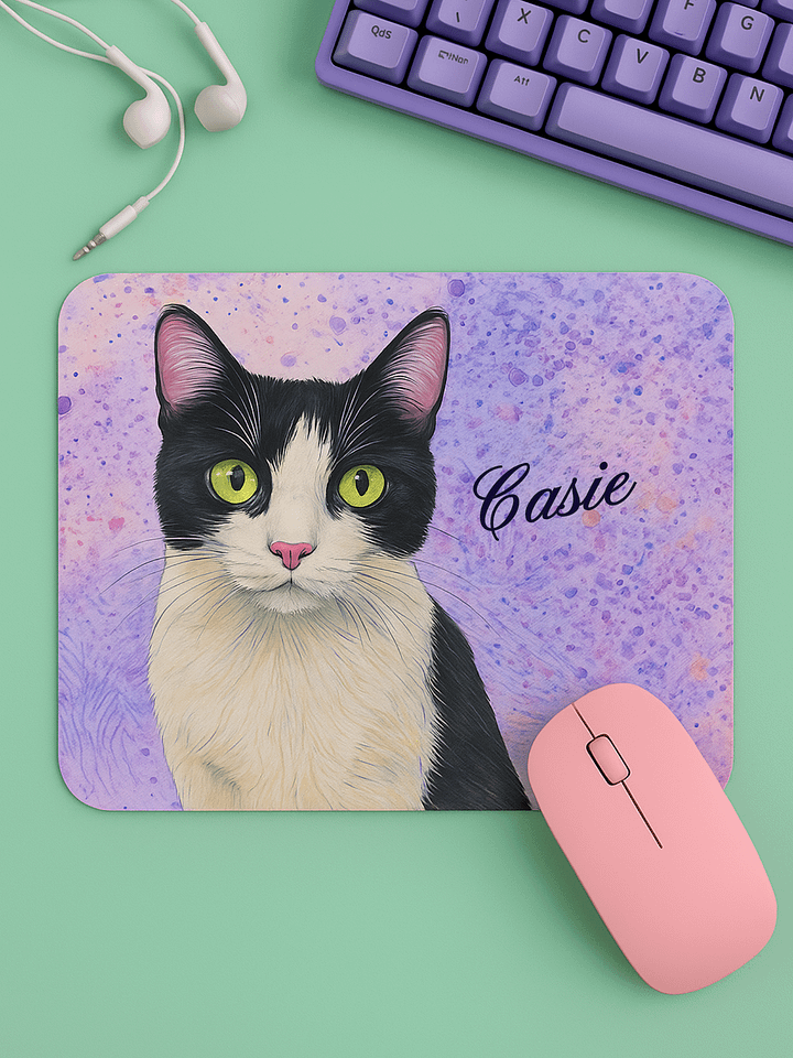 YOUR BEST FRIEND! / CLASSIC MOUSE PAD WITH PERSONALIZED NAME product image (1)