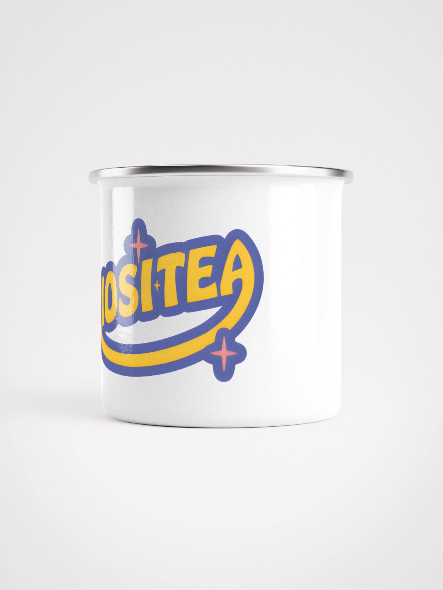 Curiositea Enamel Mug - Yellow/Blue product image (2)