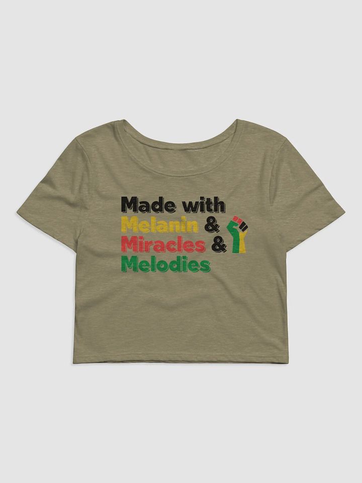 Melanin Miracles Crop Tee product image (2)