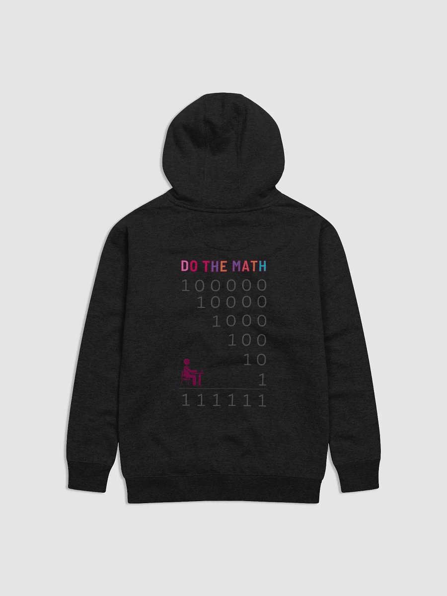 Numerical Journey Unisex Hoodie - Print on Back product image (1)