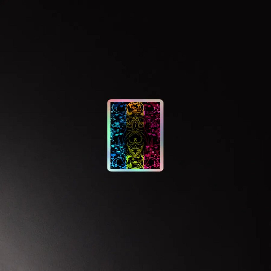 Pansexual Pride Flag Sticker (Flourish Variation) product image (4)