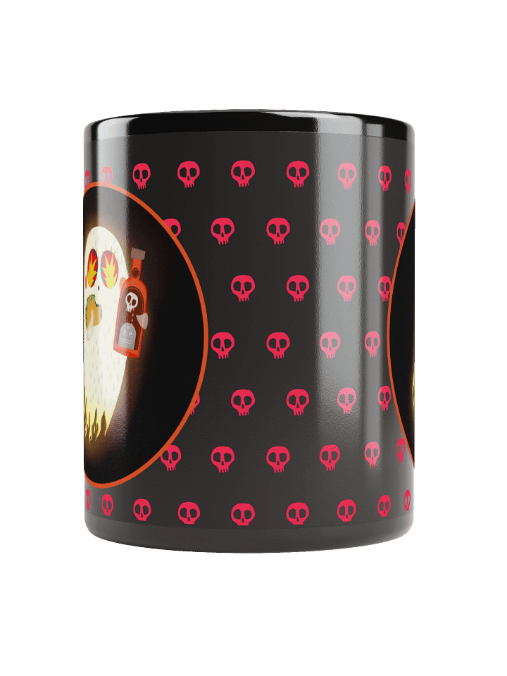 Little Ghost Hot Sauce - Black Ceramic Mug product image (2)