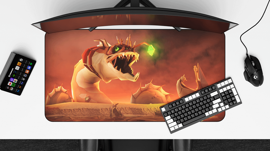 The Leviathan | Large 3D Desk Mat product image (3)
