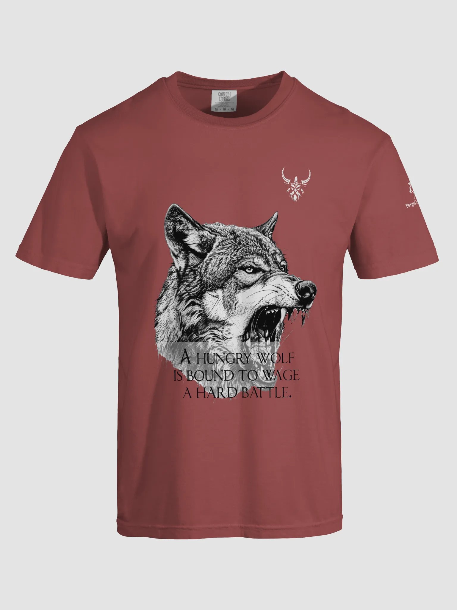 Battle Ready Wolf Men's Viking Spirit T-Shirt product image (1)