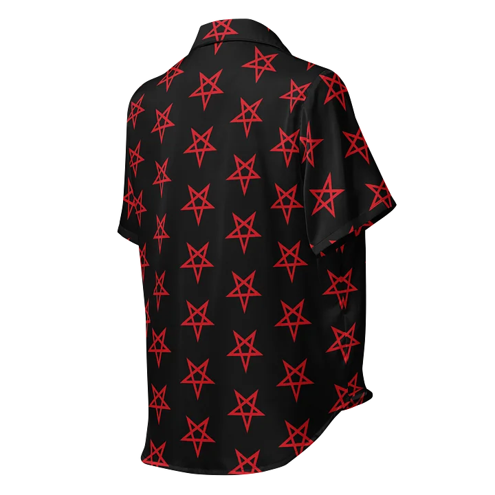 Inverted Pentagram Women's Short Sleeve Pajama Top product image (2)