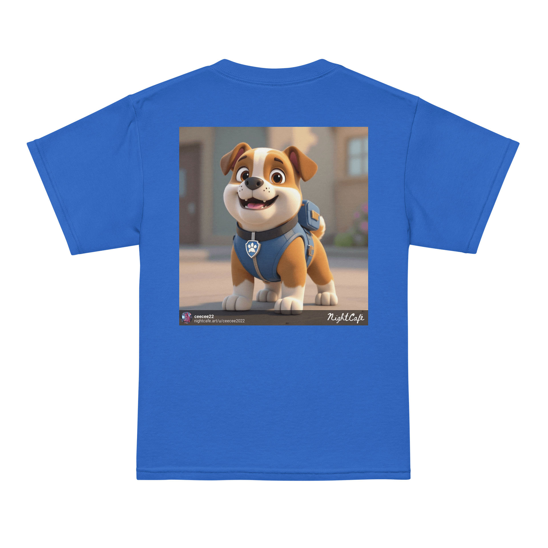 Cheerful Pup Shield Sports Tee product image (4)