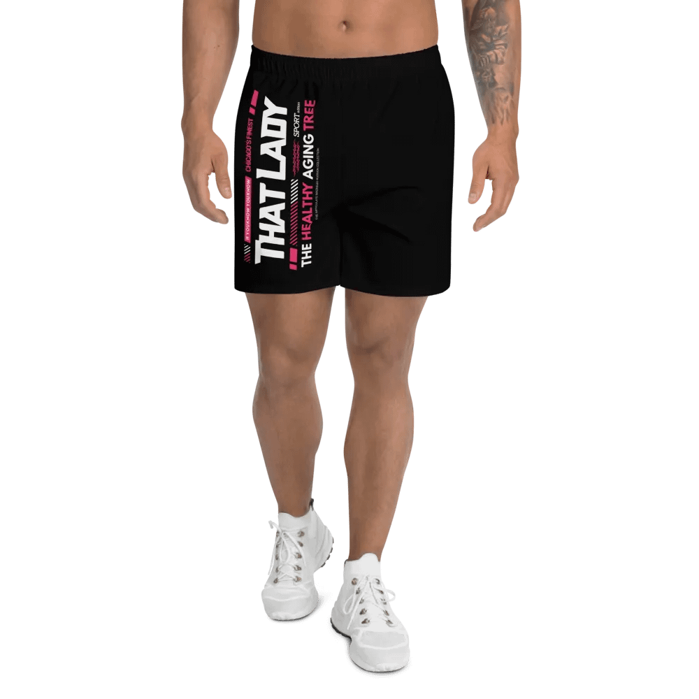 That Lady Workout Shorts (Hot Pink Sizzle) product image (4)