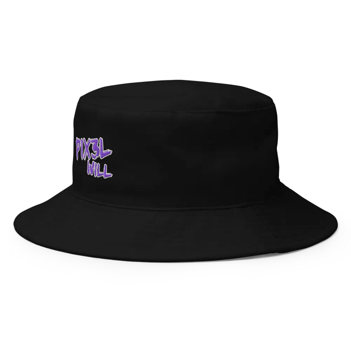 Pix3lWill Logo Bucket Hat [White Outline] product image (2)