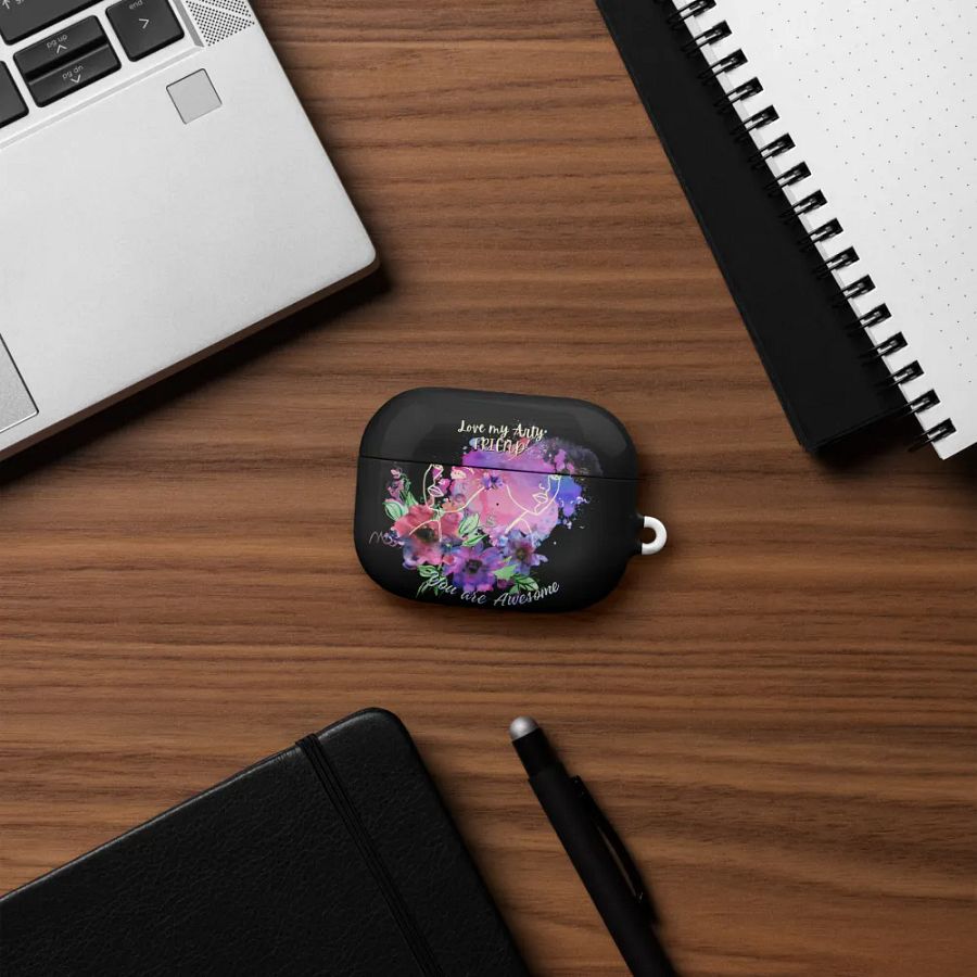 Whimsical Friendship All-Over Print AirPods® Case for your special friend product image (10)