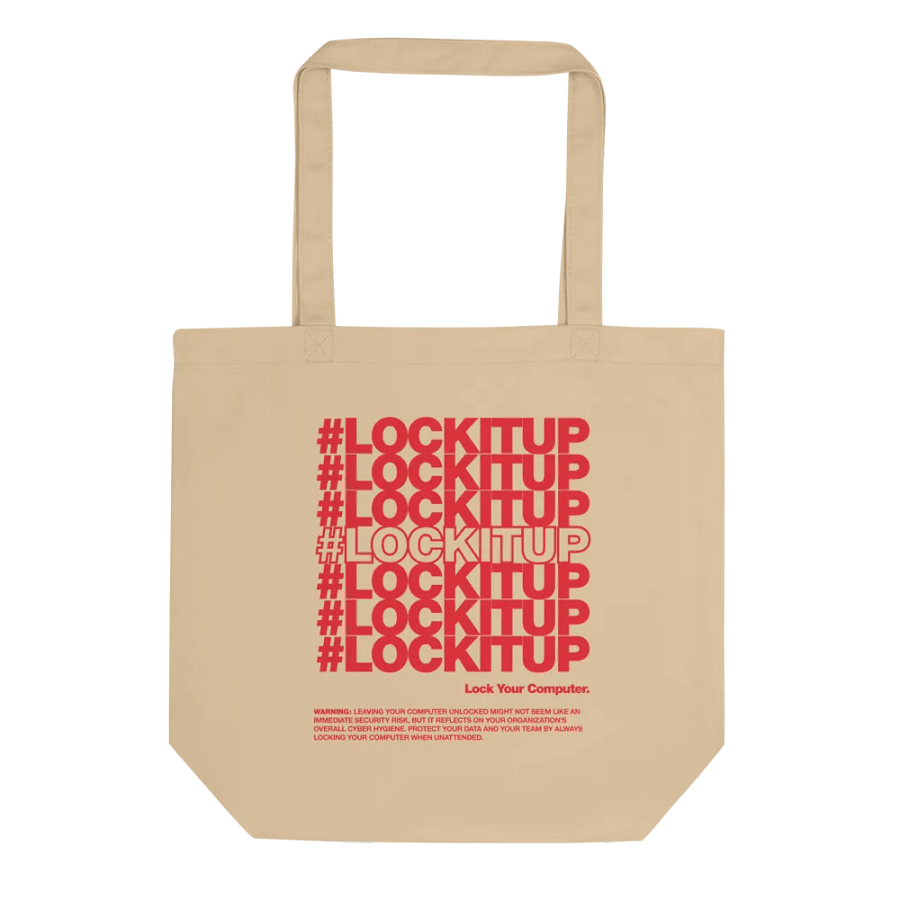 #LOCKITUP - Eco Tote product image (1)