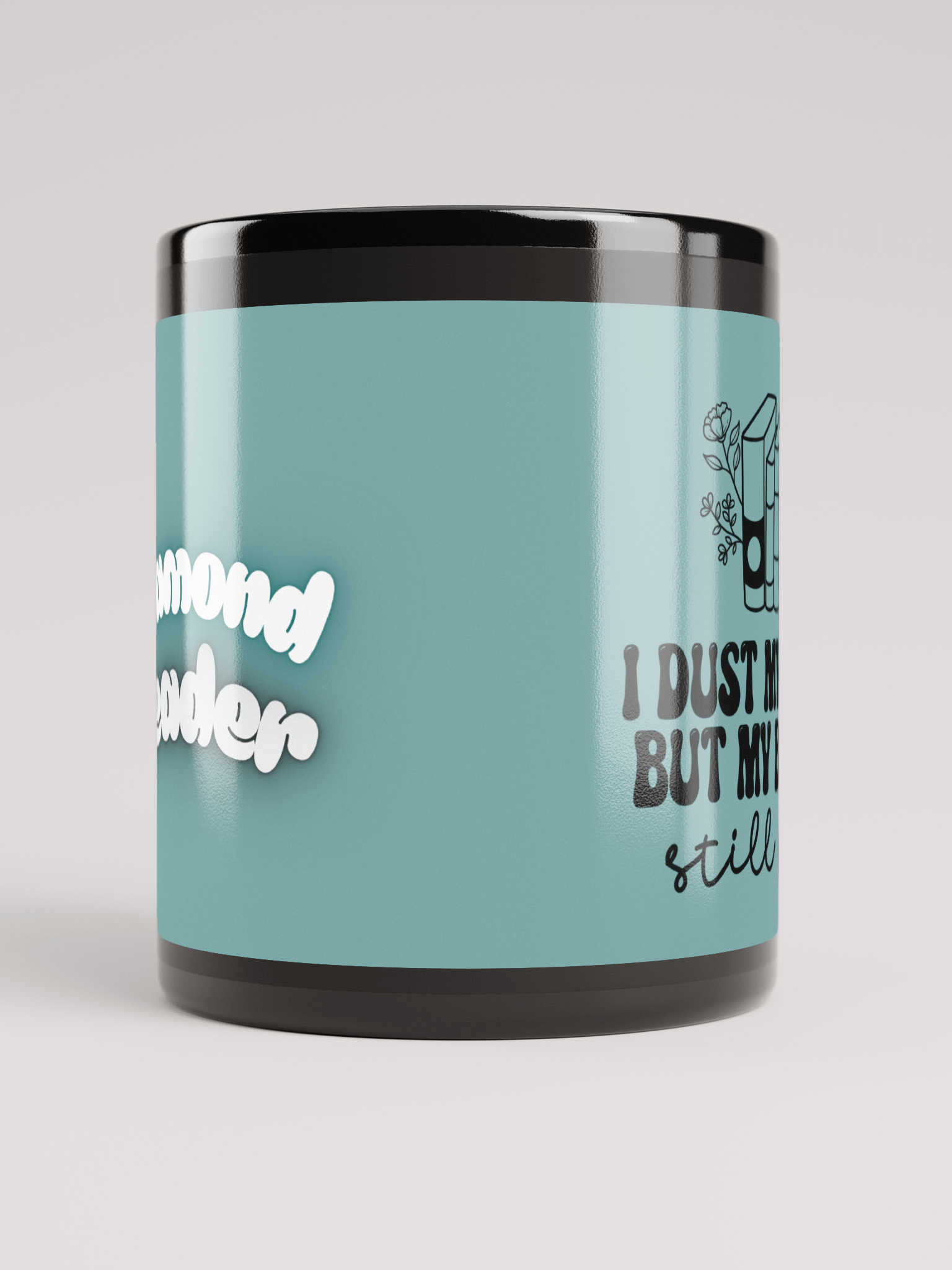 Filthy Books Black Glossy Mug product image (5)