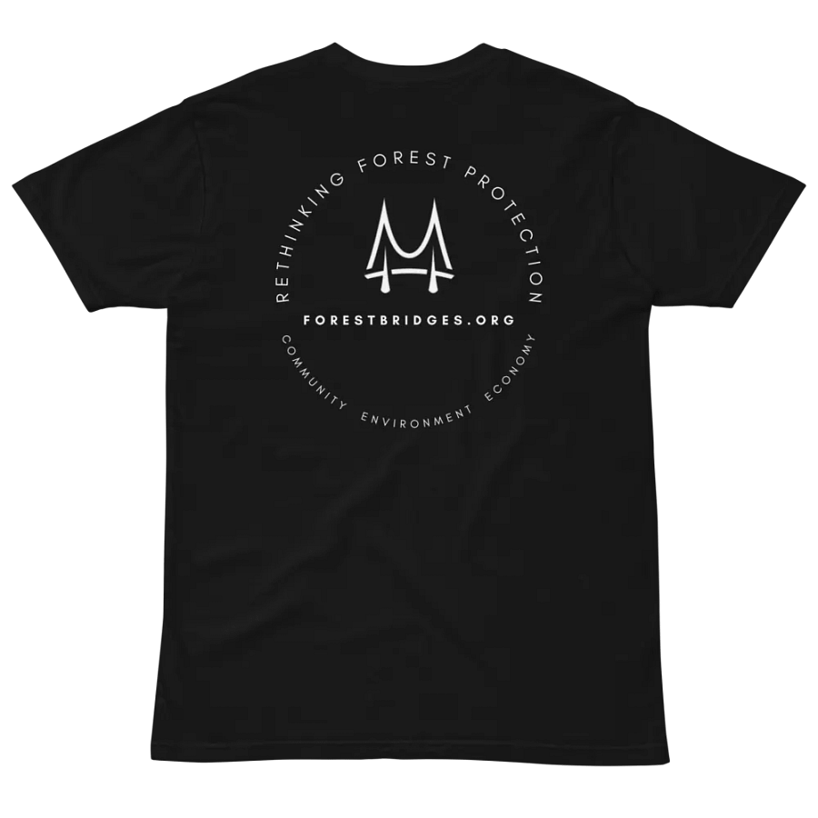 Forest Bridges Dark Colors T-shirts with Grayscale Logo & Emblem product image (4)