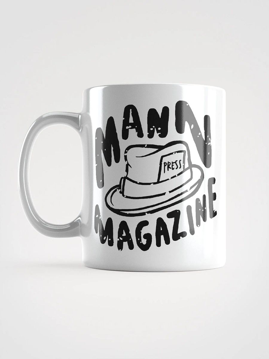 MANN Magazine Press Hat White Coffee Mug product image (6)