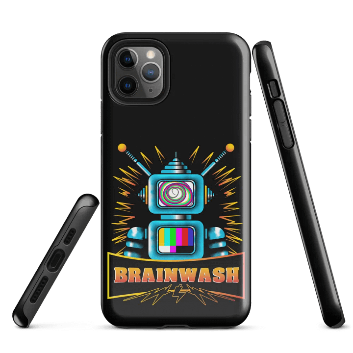 Retro Robot Brainwash Tough iPhone® Case product image (3)
