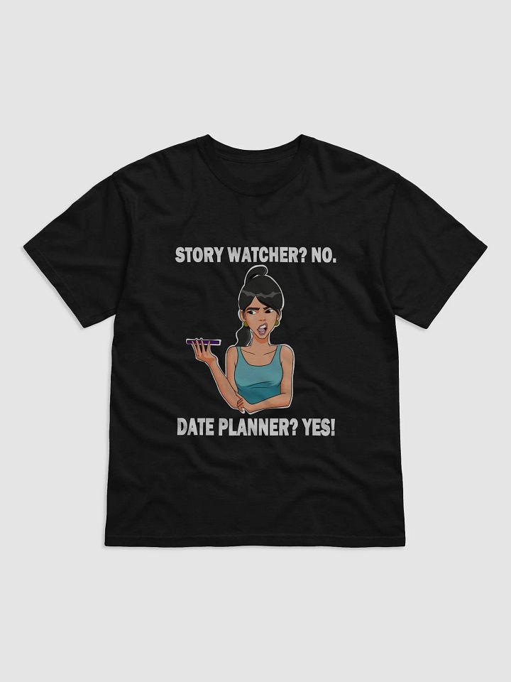 Story Watcher vs. Date Planner - looser fit t-shirt product image (1)