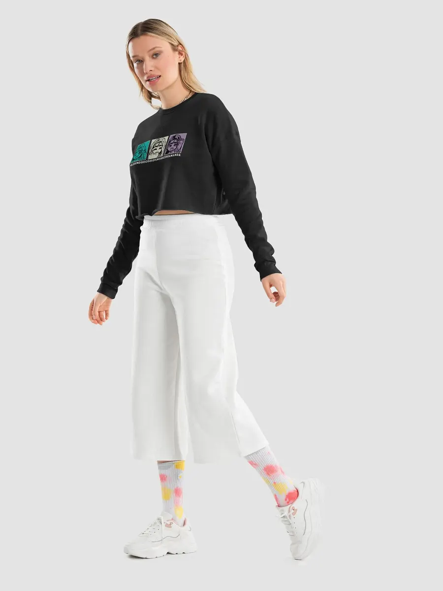 The Undie Women's Crop Sweatshirt product image (12)